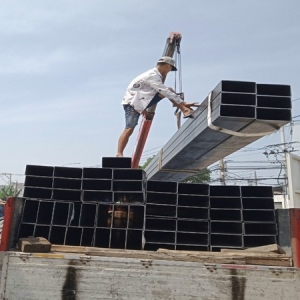 Thép hộp chữ nhật 80x160x6xly/mm/li - Thép hộp chữ nhật 160x80x6ly/mm/li mác Q235B SS400