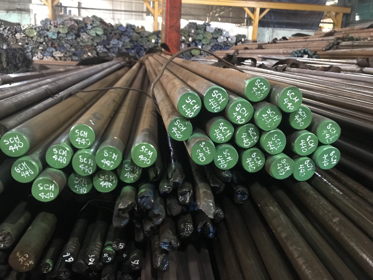 THÉP TRÒN ĐẶC SCM440 PHI 75, THÉP THANH TRÒN D75 SCM440